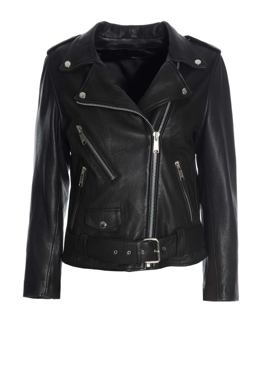 MITCHELL black leather jacket