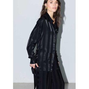 SERRA BELTED SHIRT BLACK