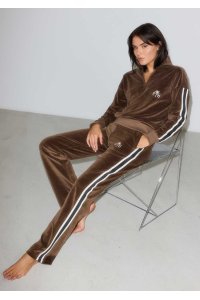 RALPH VELOUR PANTS BROWN