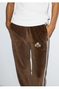 RALPH VELOUR PANTS BROWN