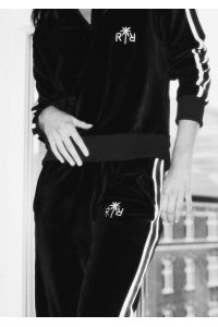 RALPH VELOUR PANTS BLACK