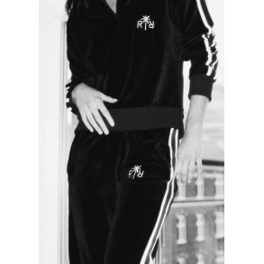 RALPH VELOUR PANTS BLACK