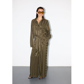 SERRA BELTED SHIRT OLIVE