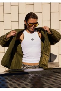 SHAW QUILTED JACKET OLIVE