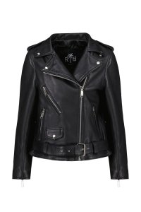 MITCHELL black leather jacket
