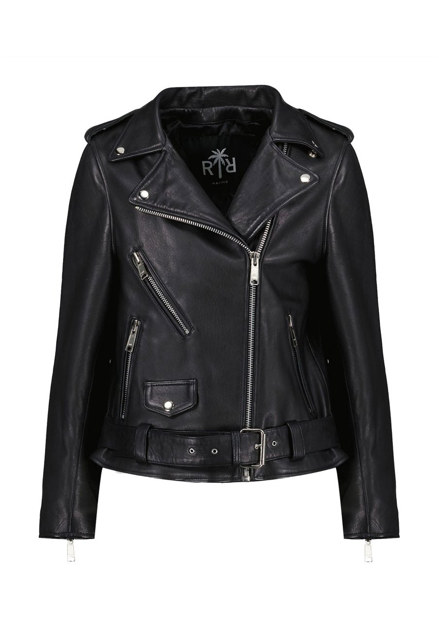 MITCHELL black leather jacket