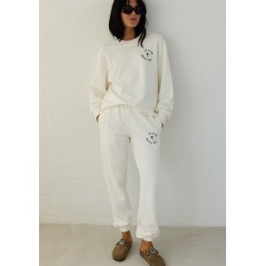 BRINLEY sweatpants coconut white