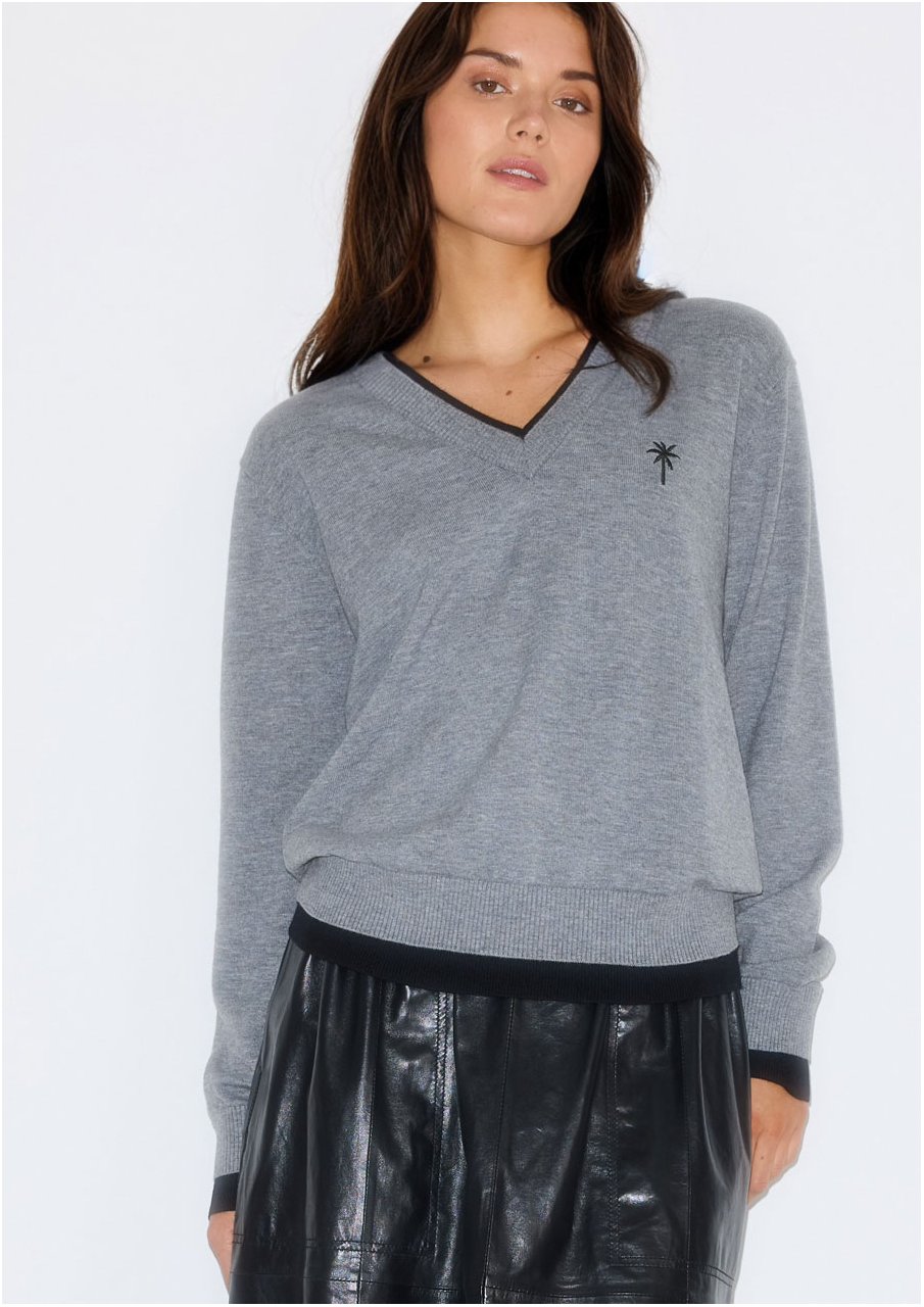 DIDI WOOL V-NECK KNIT