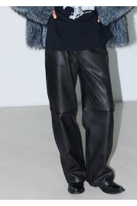 Grayce leather pants vintage black