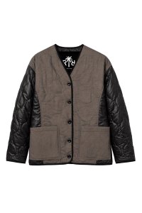 SHAW QUILTED JACKET BLACK