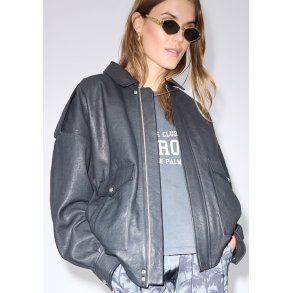 LANE leather jacket black