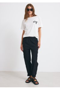 LEONI  light cargo pants black