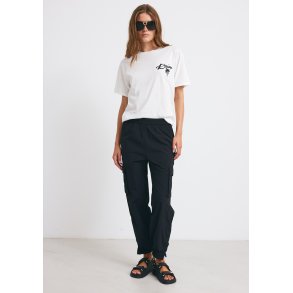 LEONI  light cargo pants black