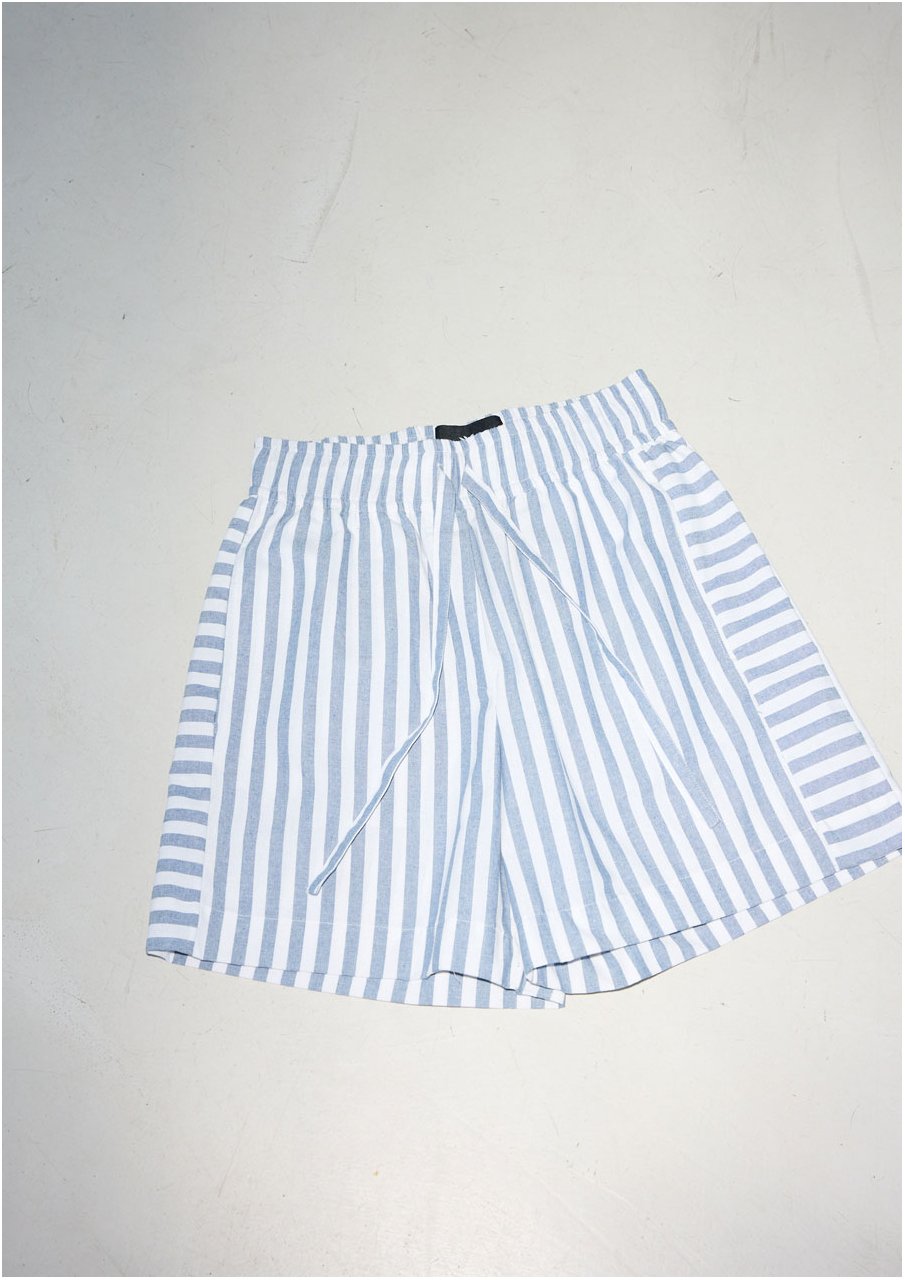 LUSHA shorts blue stripe