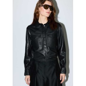 MAE leather shirt