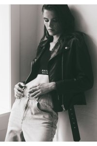 MITCHELL black leather jacket