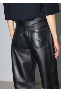 Grayce leather pants vintage black