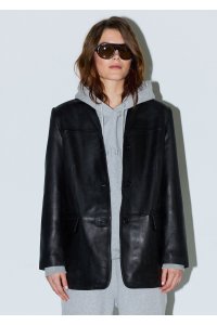 DREW leather jacket