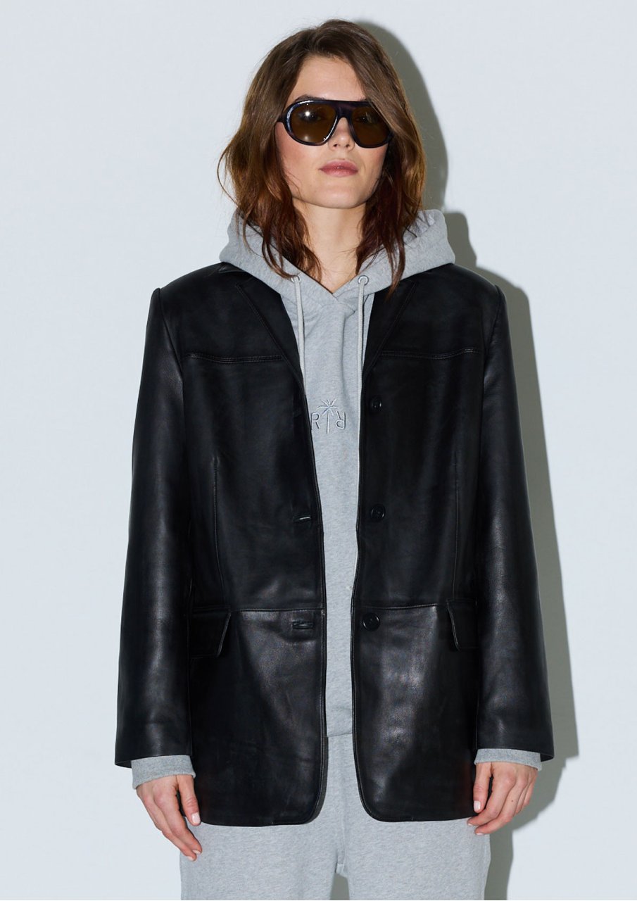 DREW leather jacket