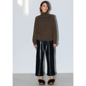 SADIE glaze leather pants