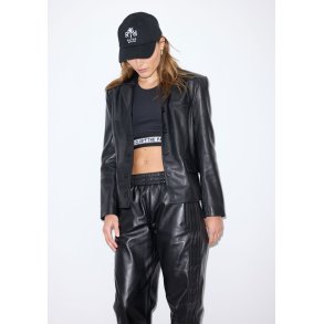 SHERA leather pants all black