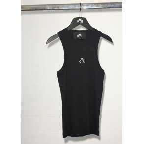 REESE MONOGRAM TANK BLACK