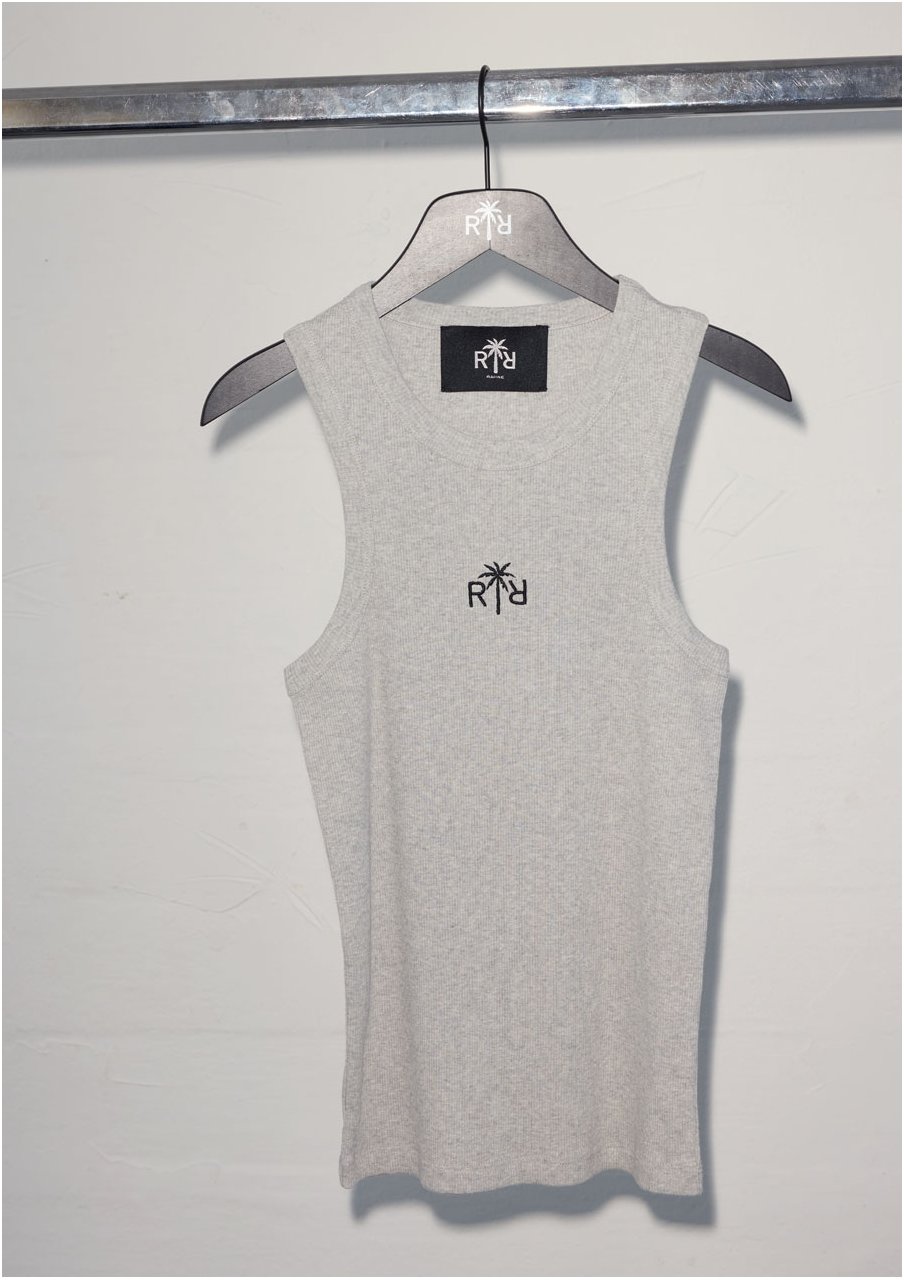 REESE mongram tank grey